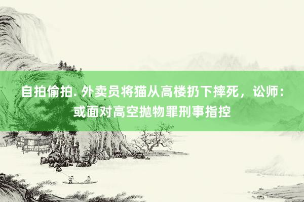 自拍偷拍. 外卖员将猫从高楼扔下摔死，讼师：或面对高空抛物罪刑事指控