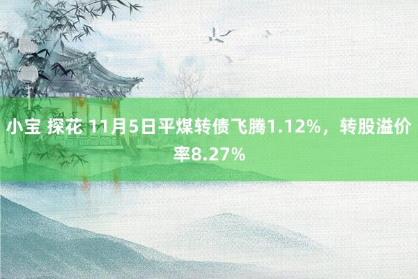 小宝 探花 11月5日平煤转债飞腾1.12%，转股溢价率8.27%