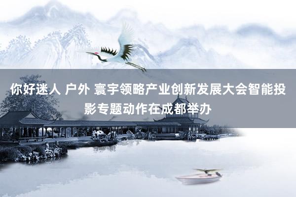 你好迷人 户外 寰宇领略产业创新发展大会智能投影专题动作在成都举办