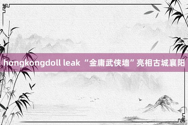 hongkongdoll leak “金庸武侠墙”亮相古城襄阳