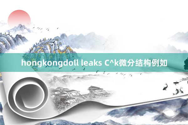 hongkongdoll leaks C^k微分结构例如